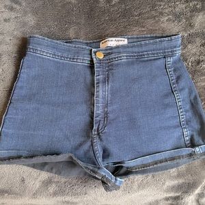 American Apparel Jean Shorts